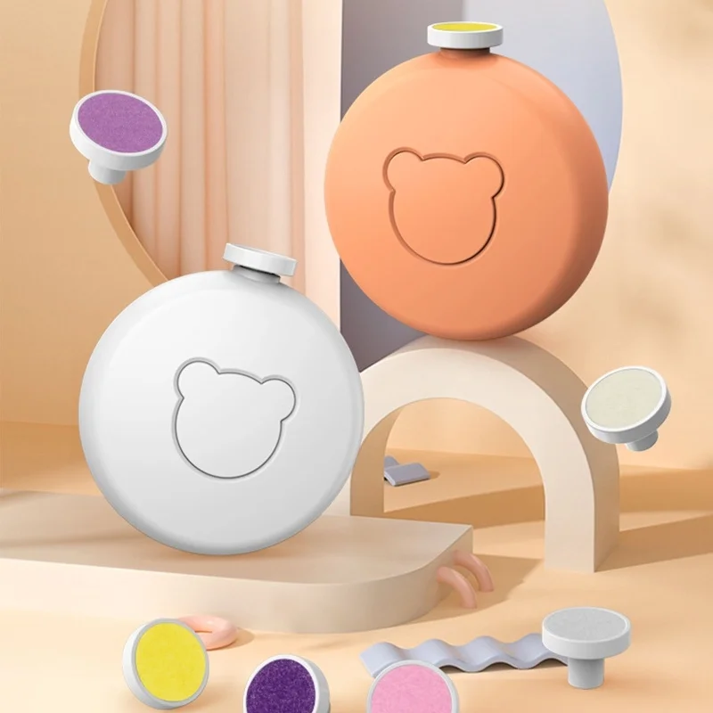 

Детский Электрический триммер для ногтей E8BB, детский полировщик для ногтей, набор для ухода за ребенком, маникюрный набор, легкая в обрезке ...