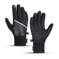 winter warm gloves mens and womens outdoor sports non slip touch screen cycling gloves plush waterproof ski gloves