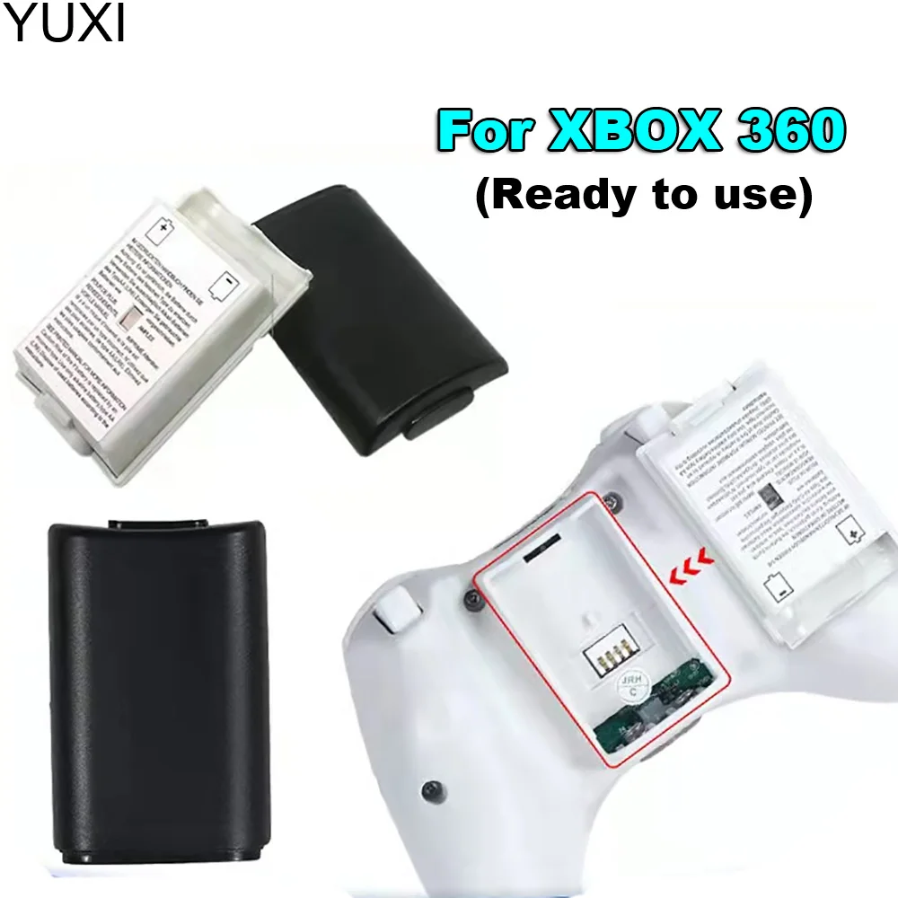 

2Pcs AA Battery Back Shell Cover Bracket Shell Solid Color Plastic Battery Cover For Xbox 360 Wireless Controller Battery Pack