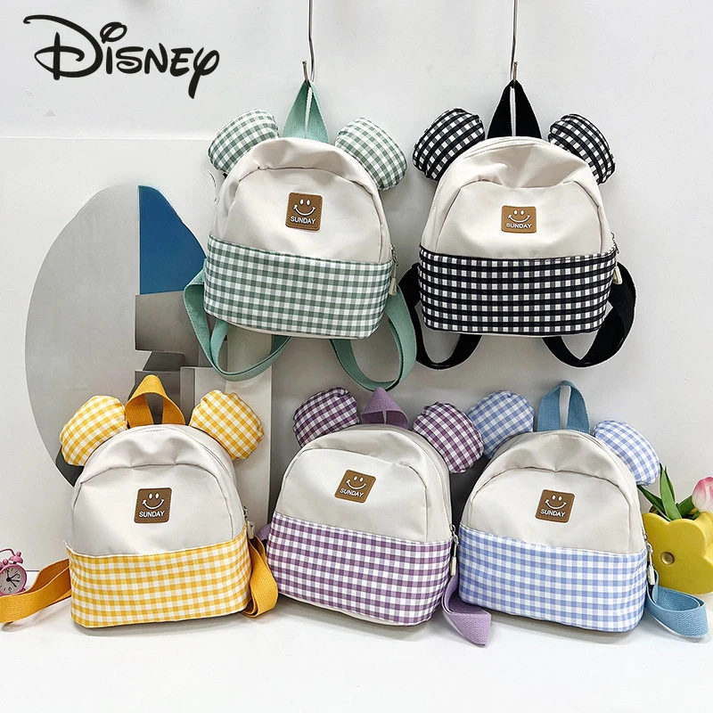 

Disney Mickey New Children's Backpack Fashion High Quality Student School Bag Cartoon Leisure Lightweight Travel Backpack
