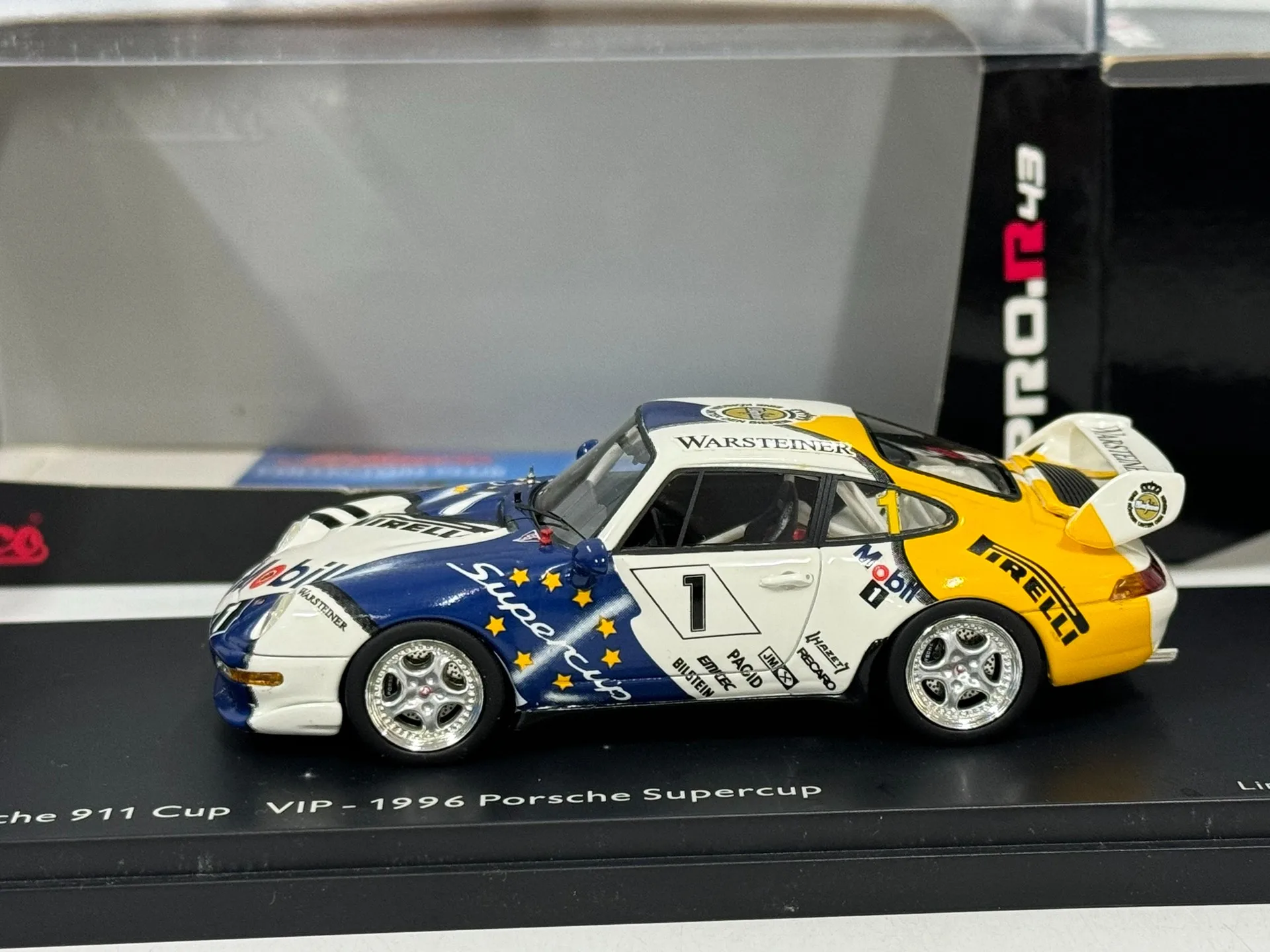 Фото Литой под давлением Schuco масштаб 1/43 Porsche 911 Cup Vip 1996 Super 1 #   Модель гоночного автомобиля Коллекционная игрушка Подарочный сувенир Дисплей Орнамент №5