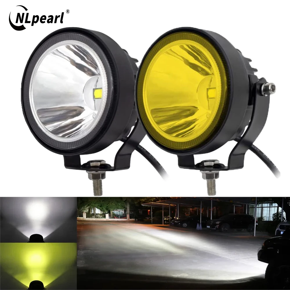 NLpearl 4-дюймовый светодиодный рабочий фонарь для бездорожья круглые прожекторы