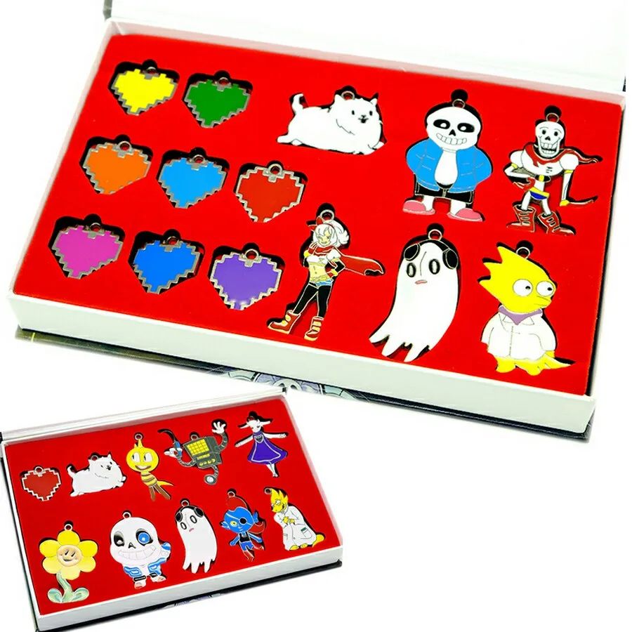 Модное ожерелье Папирус из андертейл Sans Frisk мужество любовь сердце мультяшная