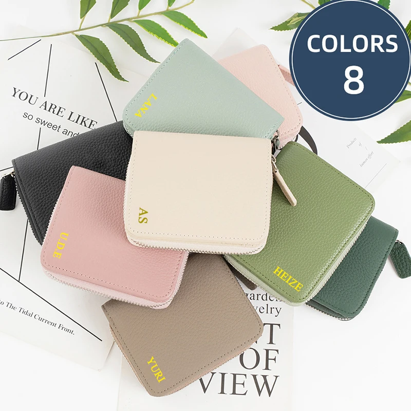 Модный роскошный держатель для карт на заказ универсальный кошелек из