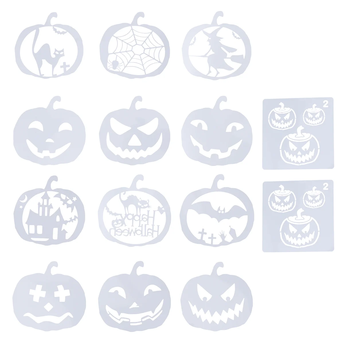 

Stencils Paintingfor Stencil Pumpkin Template Kids Reusablewood Scrapbookingplastic Templates Drawing Face Pattern Fall Holiday