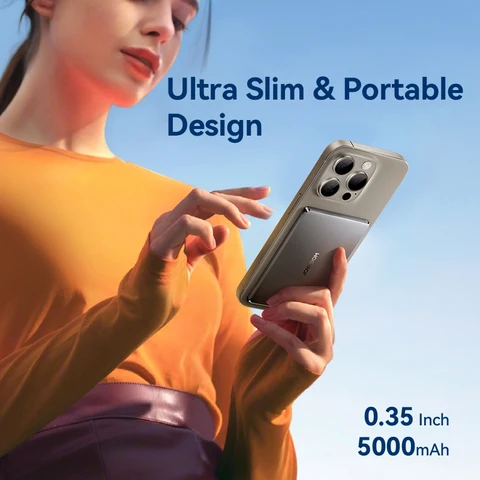 Портативный внешний аккумулятор Joyroom, 5000 мАч, 20 Вт, 9 мм