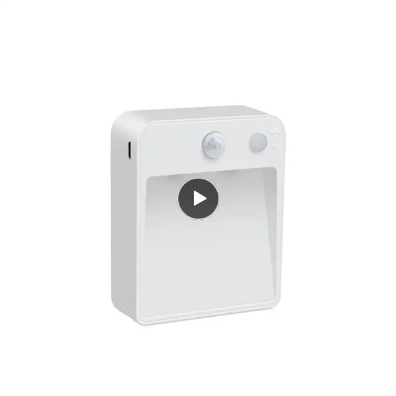 

Led Night Light White Adhesive Sticker Aisle Light Wireless Build-in Light Sensor On Auto 2 Modes Motion Sensor Led Night Light