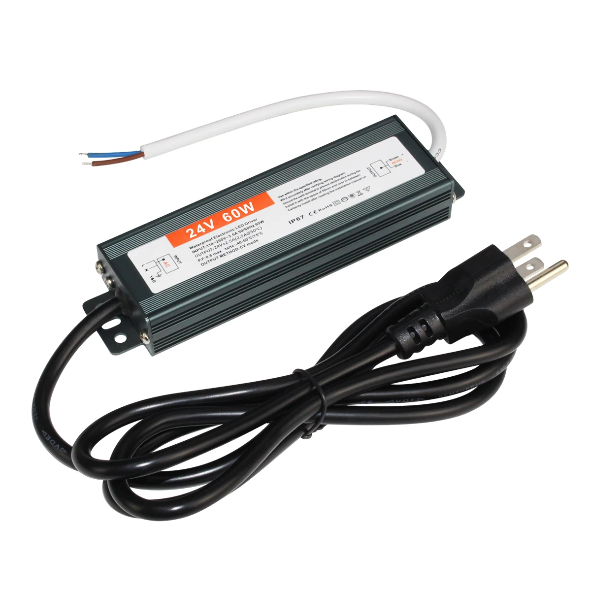 

AC110V~220V To DC 12V 24V LED Driver 10W 20W 30W 50W 100W IP67 IP68 Lighting Transformer Waterproof Power Supply Outdoor Adapter