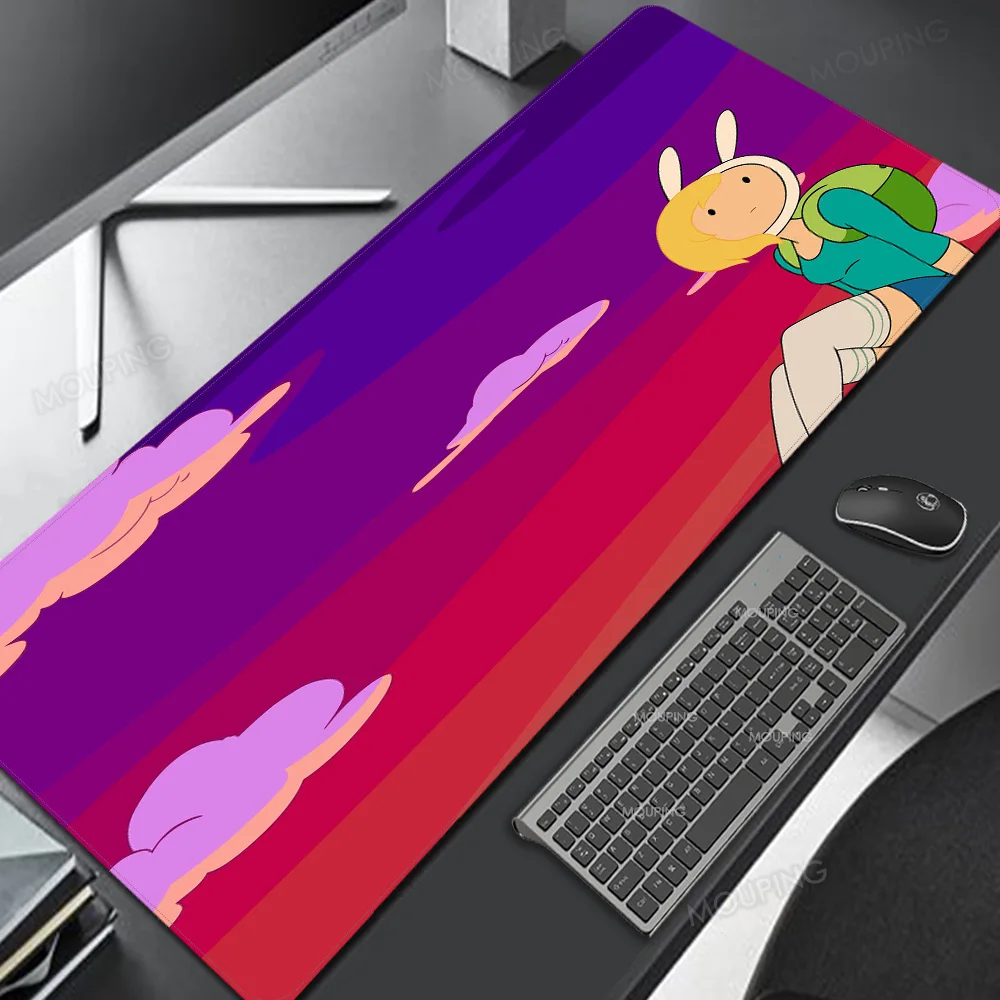 

Adventure time mouse pad mousepad gaming accessories gamer desk mat mause Kawaii xxl 900x400 cute large computer anime pc carpet