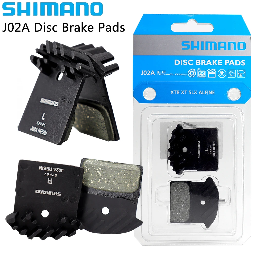 SHIMANO J02A Дисковые тормозные колодки MTB Bike 2-поршневой полимерный тормоз для Deore SLX XT