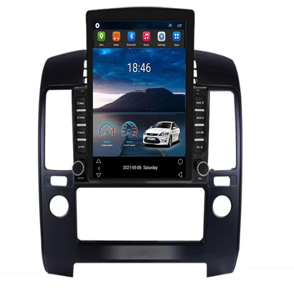 

9.7" Vertical Style Tesla Screen Android 11.0 Car Radio Player GPS Navigation for Nissan Navara 2006 - 2012