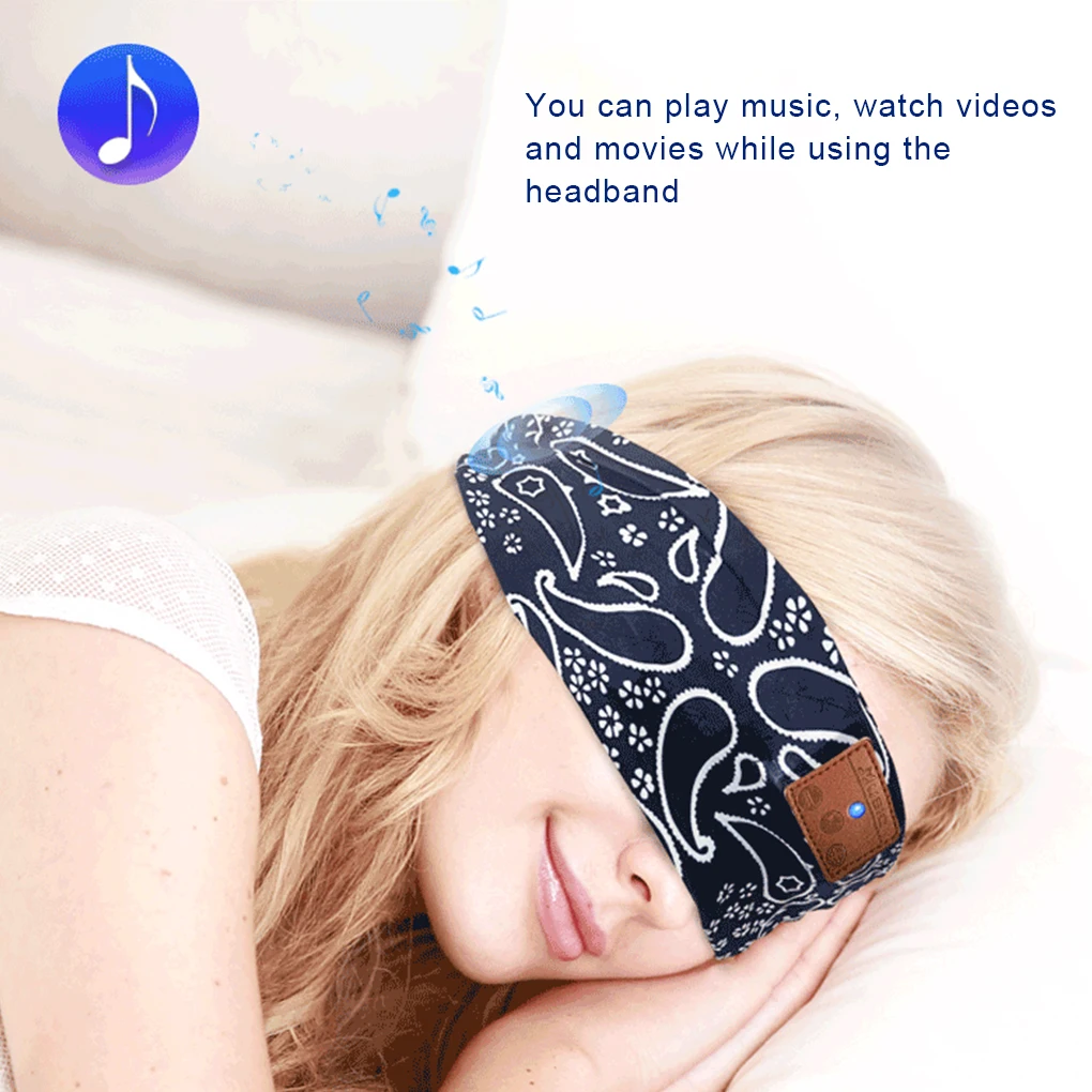 

Sleep Headphones Music Stereo Speakers Sport Calling Elastic Headband