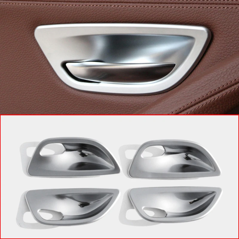 4 шт. ABS хром для BMW 5 серии F10 F18 2011-2017 Автомобильная внутренняя дверная ручка крышка