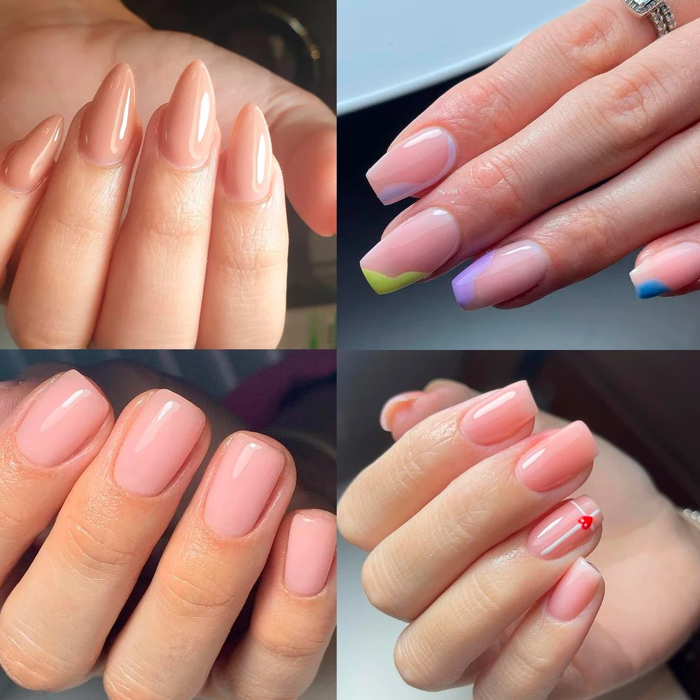 KODIES гель 12 шт./компл. резиновая основа лак для ногтей 15 мл Полупостоянный телесный