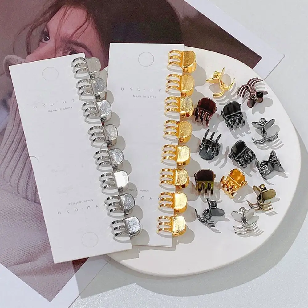 

Headwear Headress Hair Styling Tool Gun Grey Mini Hair Clamp Korean Style Barrette Women Hairpins Side Bangs Clip