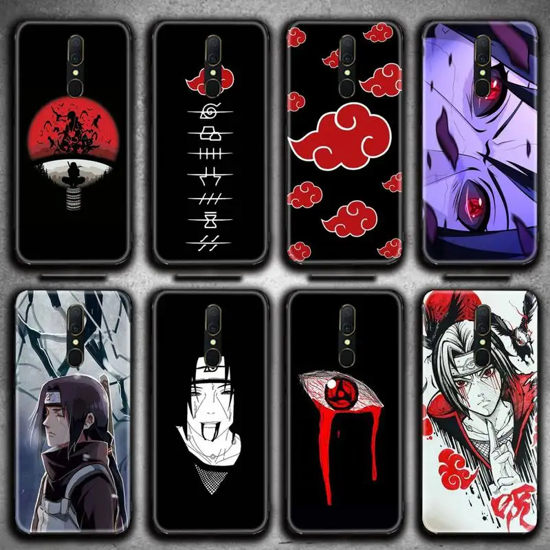 

BANDAI Naruto Akatsuki Uchiha Itachi Phone Case For Oppo A5 A9 2020 Reno2 z Renoace 3pro A73S A71 F11