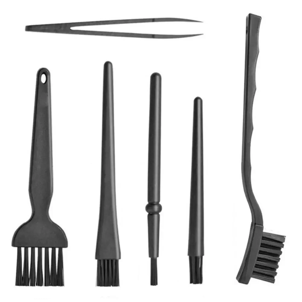

6pcs/set Keyboard Cleaning Brush Computer Earphone Cleaning Tools Keyboard Cleaner Keycap Puller Kit Multifunctional