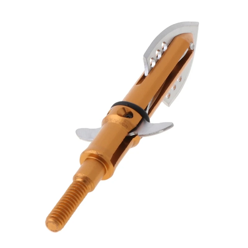 

1 Piece Hunting Fixed 2 Blades Broadhead Stainless Steel Arrowhead Tips H053