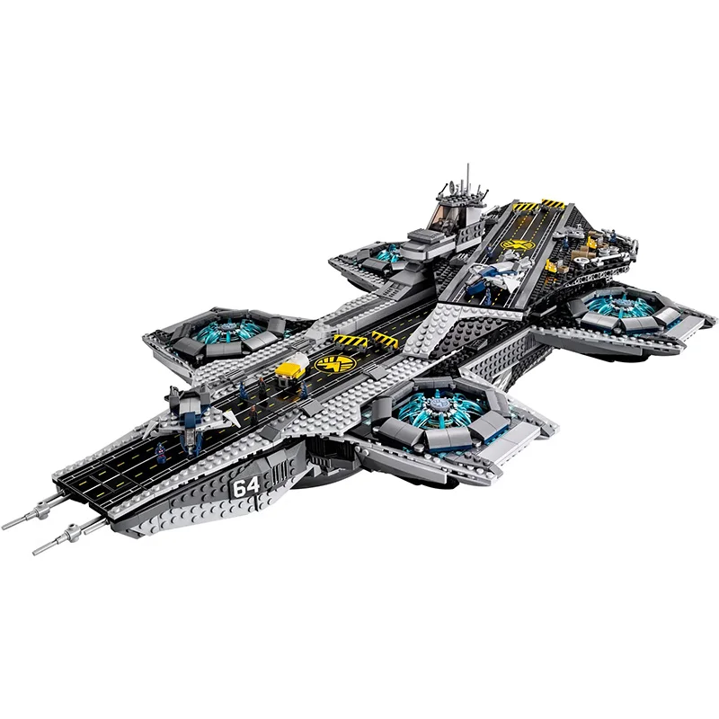 

MOC Building Blocks Brick 76042 Movie Series Heroes Helicarrier Model Kit 07043 Educational Kids Children Toys Birthdays Gifts