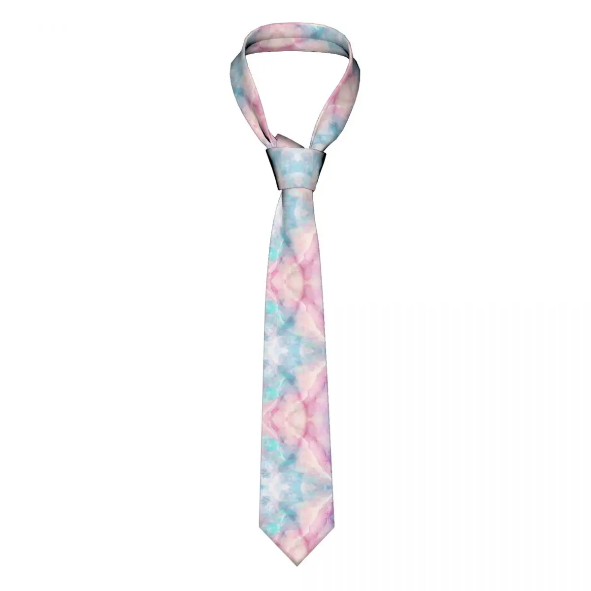 

Радужные мраморные мужские и женские галстуки, повседневные Галстуки из полиэстера, ширина 8 см, блестящие, милые аксессуары для шеи, свадеб...