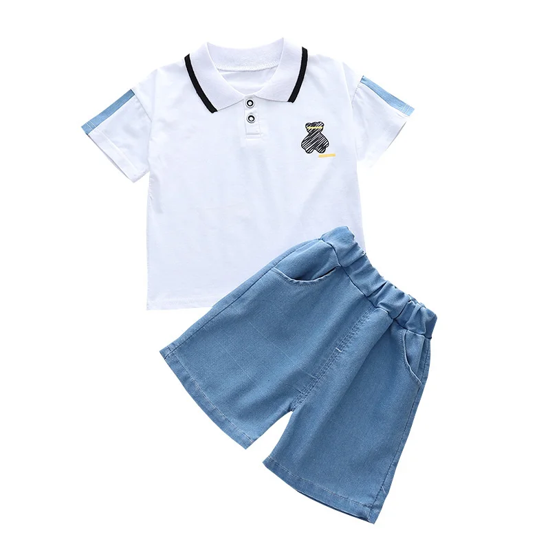 

New Summer Kids Boys Clothes Suit Baby Girls Casual T-Shirt Shorts 2Pcs/Sets Toddler Costume Infant Clothing Children Sportswear