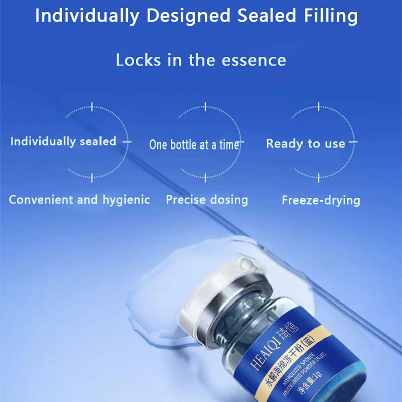 Фото Набор для ухода за кожей: 80% спикул морских водорослей, микрокристаллы, натуральный биологический экстракт, восстановление лица, лечение акне №5