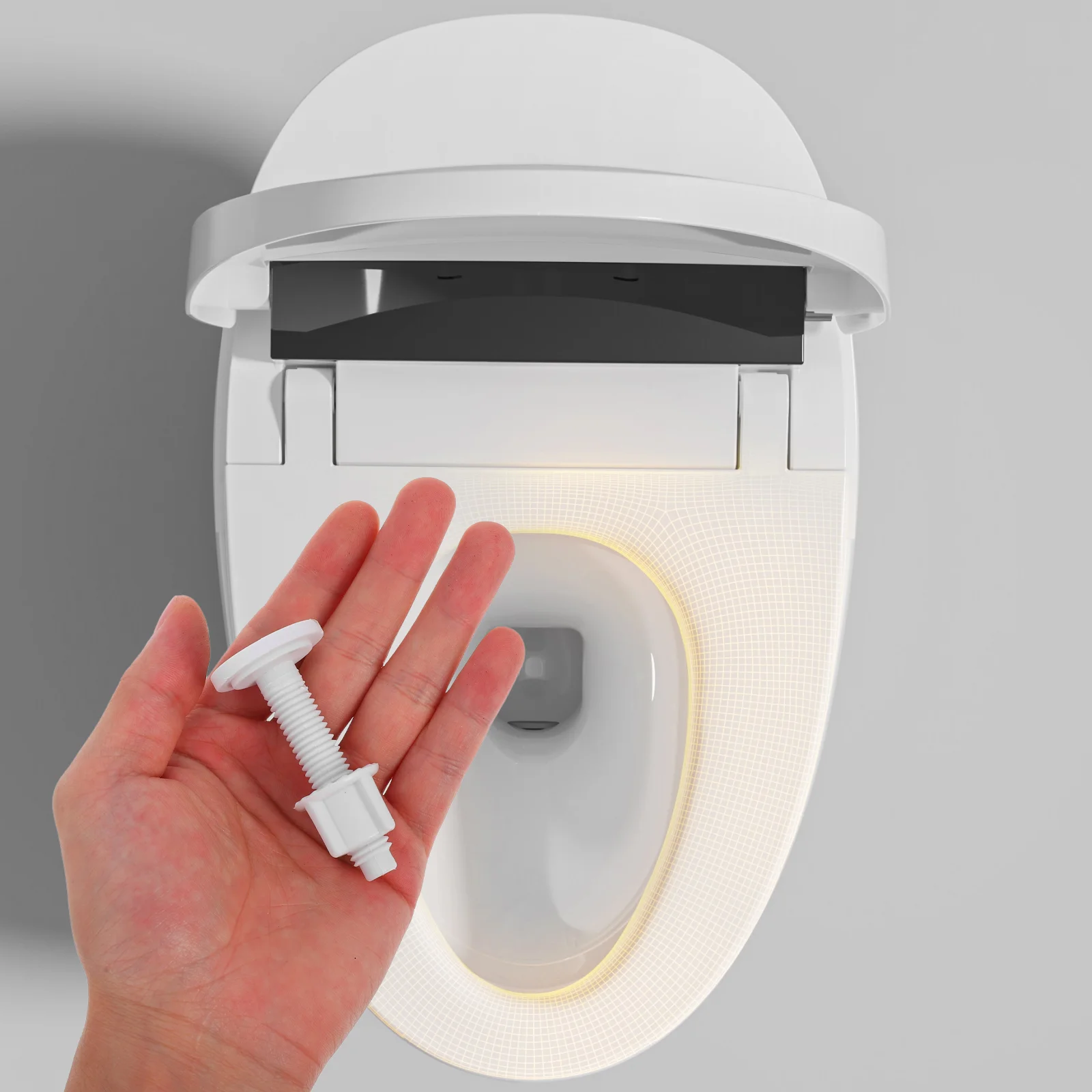 2 шт. сменный комплект винтов для сиденья унитаза пластиковые болты и гайки