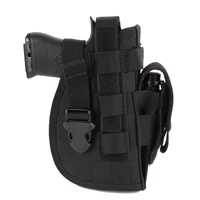right hand concealed carry holster for glock 17 18 19 22 pistols clip case hunting universal quick pull sleeve waist quick pull