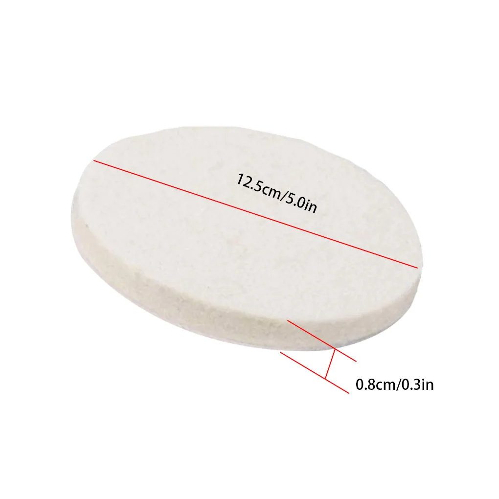 

4pcs 125mm Polishing Pad Metal Plastic Glass Buffing Wheel Reusable Washable Polishing Discs