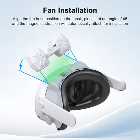 OREY маска вентилятор для Meta Quest 3