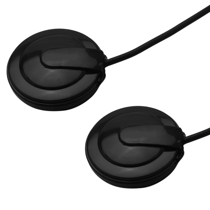 

5X 21-INCHES Wire Length 1/4 Inch Output Jack 2 In 1 Piezo Pickup Disc Transducer For Guitar Violin Ukulele(With Cover)