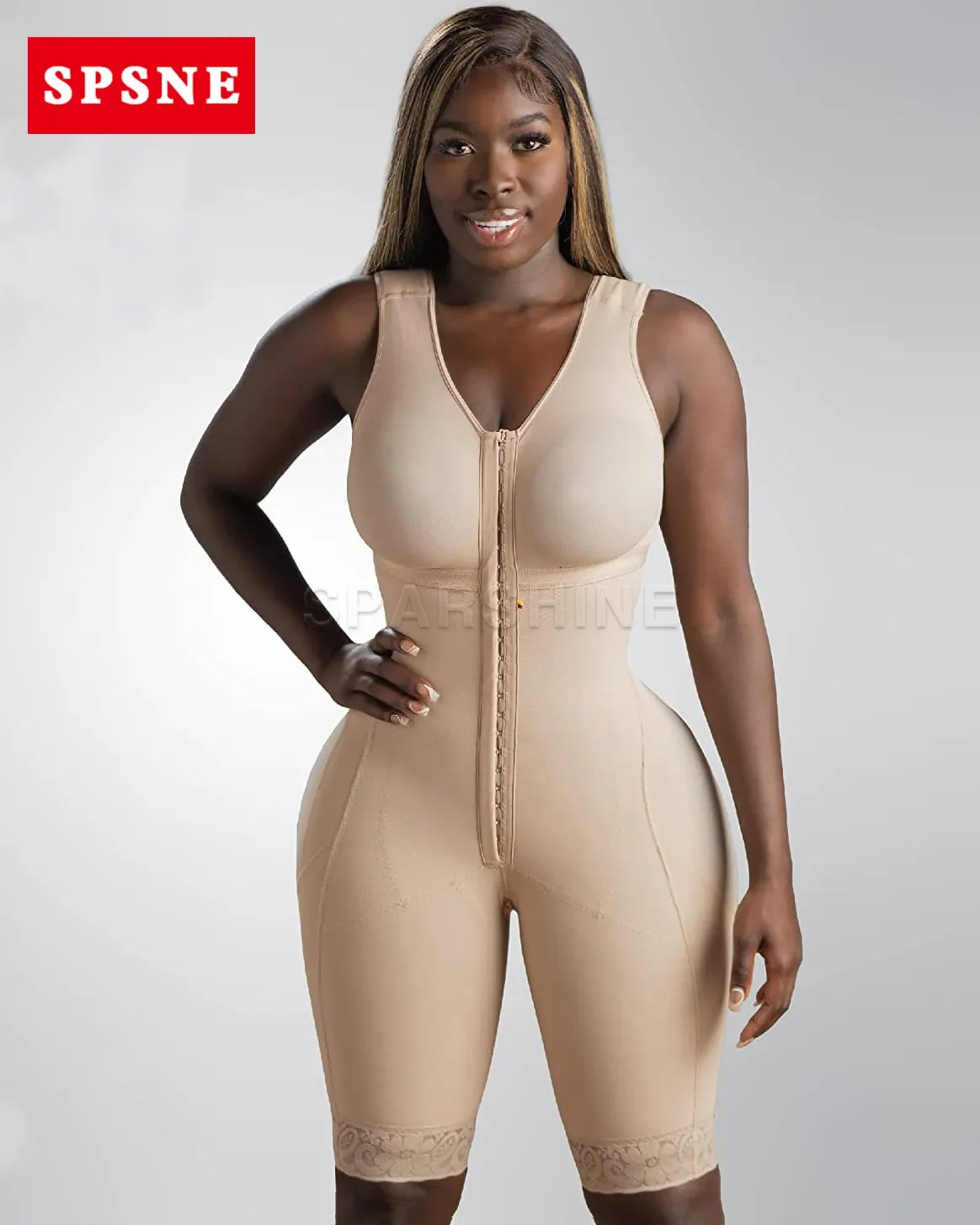 Женское боди без рукавов с пуговицами