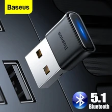 Baseus USB Adapter Bluetooth Dongle Đầu Nhận Bluetooth 5.1 Cho Máy Tính Không Dây Chơi Game Loa Tai Nghe Âm Thanh USB Bộ Phát