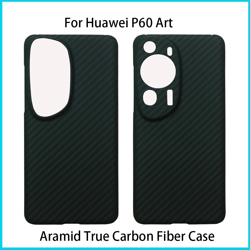 

Smhdmy 1500D Real Pure Carbon Fiber Protective Case For Huawei P60 Art Ultra-Thin Aramid Carbon Fiber Phone Case Hard Cover