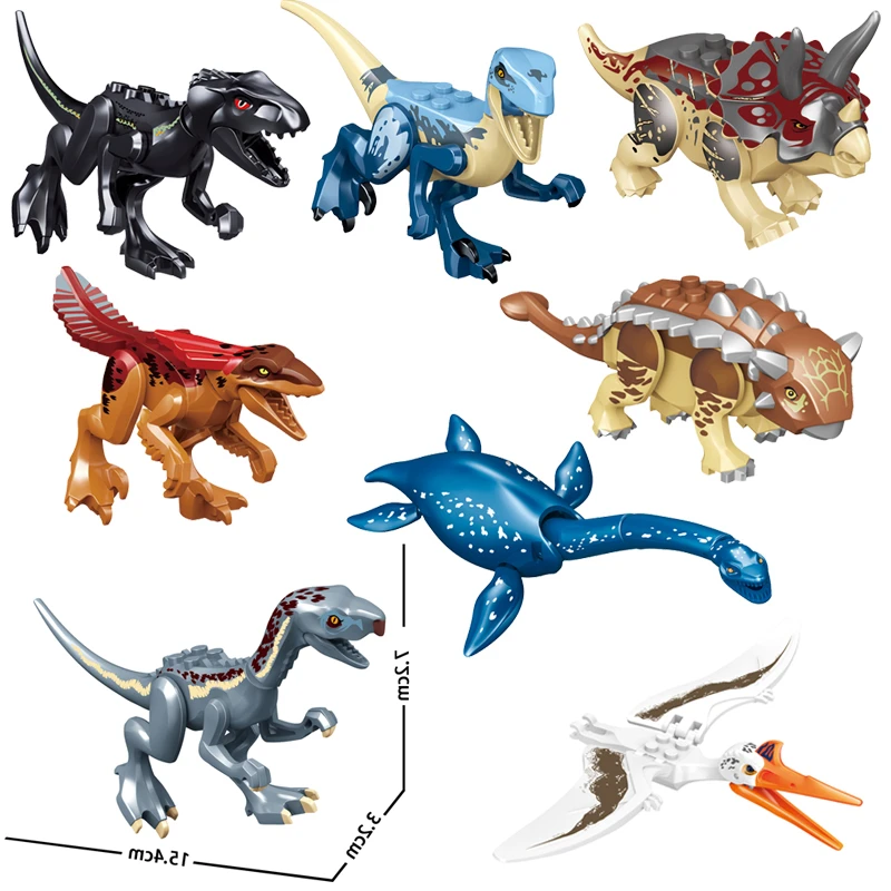 

Конструктор «Динозавры юрского периода», индоминус Рекс «сделай сам», экшн-фигурка тираннозавра, детские игрушки, подарки с животными