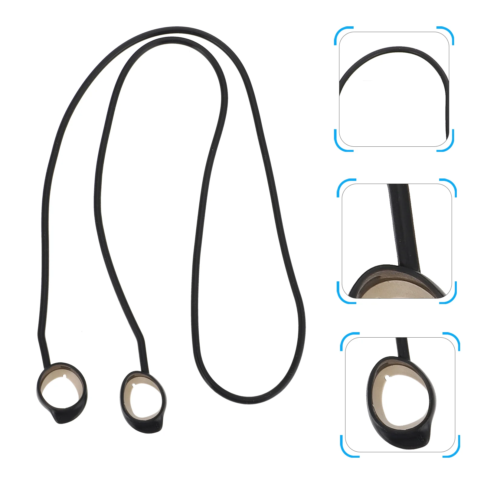 

2Pcs Earphone Leash Safe Neck Cord Anti-lost Holder Wireless Earphone String