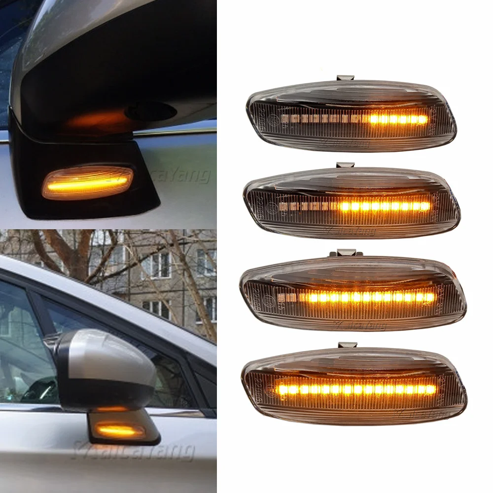 

Динамический светодиодный боковой габаритный фонарь для Citroen C4 Coupe Picasso C3 C5 X7 DS3 DS4 Peugeot 207 308 3008 5008 RCZ Partner
