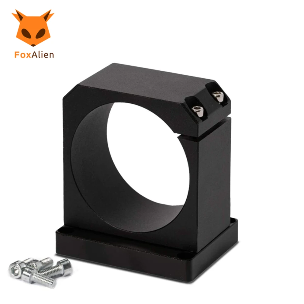 FoxAlien All Aluminum Z-clamp for CNC Router, 65mm 69mm Spindle Mount Compatible with DeWalt DWP611 or Makita Trimmer Router
