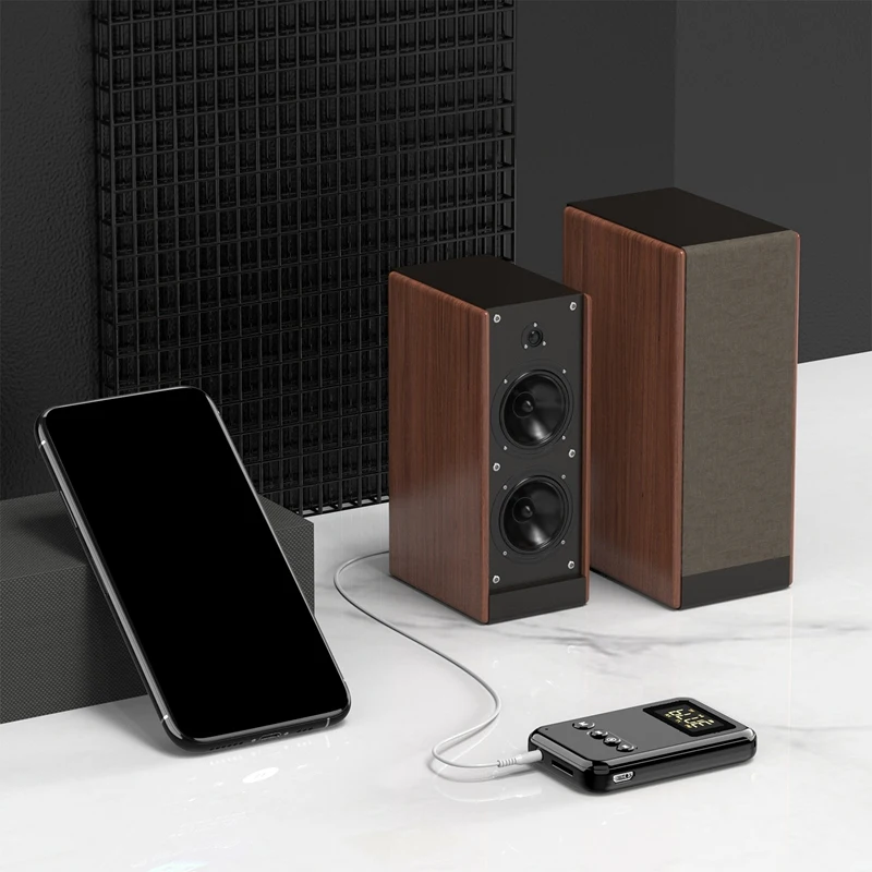 Bluetooth 5 0 приемник-передатчик стерео музыка автомобильный FM-передатчик наушники