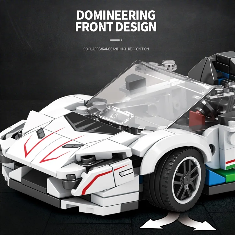 Блоки Гоночного Автомобиля Moc Speed Champions - Суперскоростная Модель Спортивного