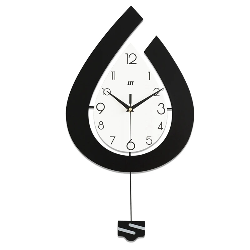 

Large Wall Clocks For Living Room Decor Big Pendulum Modern Wall Clocks Battery Operated For Home Indoor House