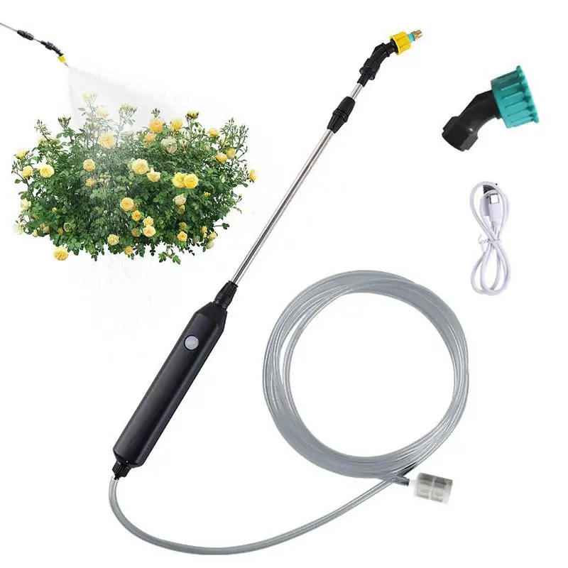 

Garden Watering SprayGun USB Automatic Electric Sprayer Nozzle Sprinkler Garden Plant Mister Watering Spray Irrigation Tools 2M