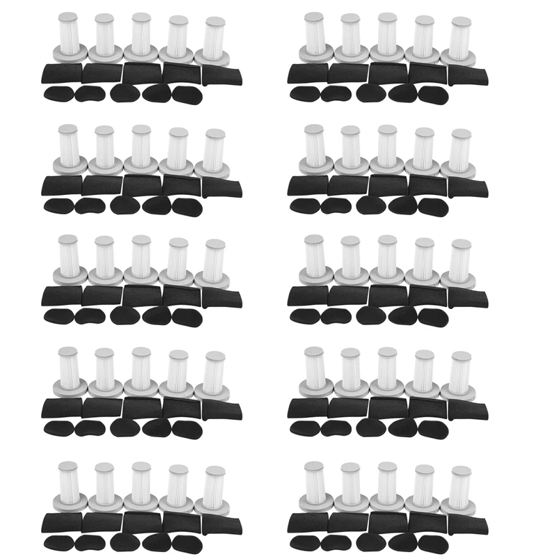 

50X-Handheld-Vacuum-Cleaner-Hepa-Filter-Sponge-Filter-Kit-For-Xiaomi-Deerma-DX700-DX700S-Vacuum-Spare-Parts-Accessories