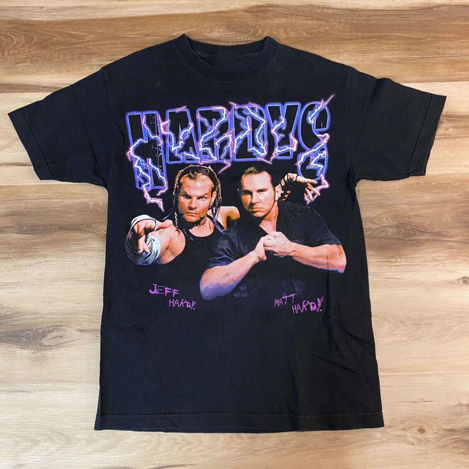 Футболка черная с коротким рукавом из хлопка TT383