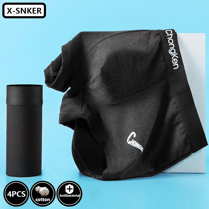 4PCS Male Underwear Men's Boxers Panties Mens Boxershorts Homme Sexy Underpants Cotton Boxer Hombre For Men New Free Shiping