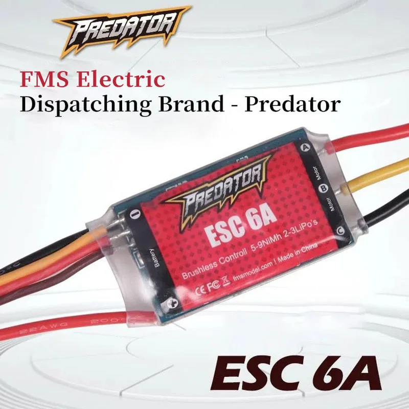 

Predator 6A ESC Electric Adjustment 2A Linear BEC Configuration For RC Airplane