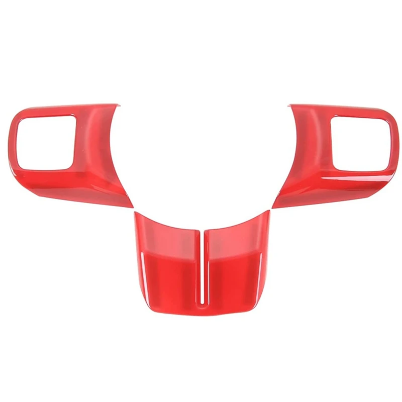 

New-Steering Wheel Covers Trim Interior For Jeep Wrangler JK 2011-17 Grand Cherokee 2011-13 Compass Patriot 2011-16