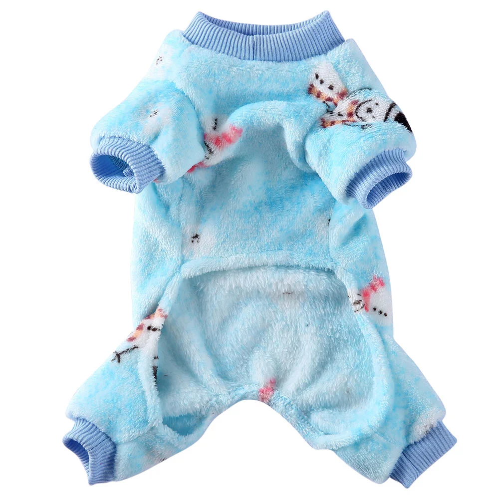 

Dog Clothes Pet Winter Costume Four Cat Adorable Jumpsuit Jumper Onesie Coat Party Feet Legged