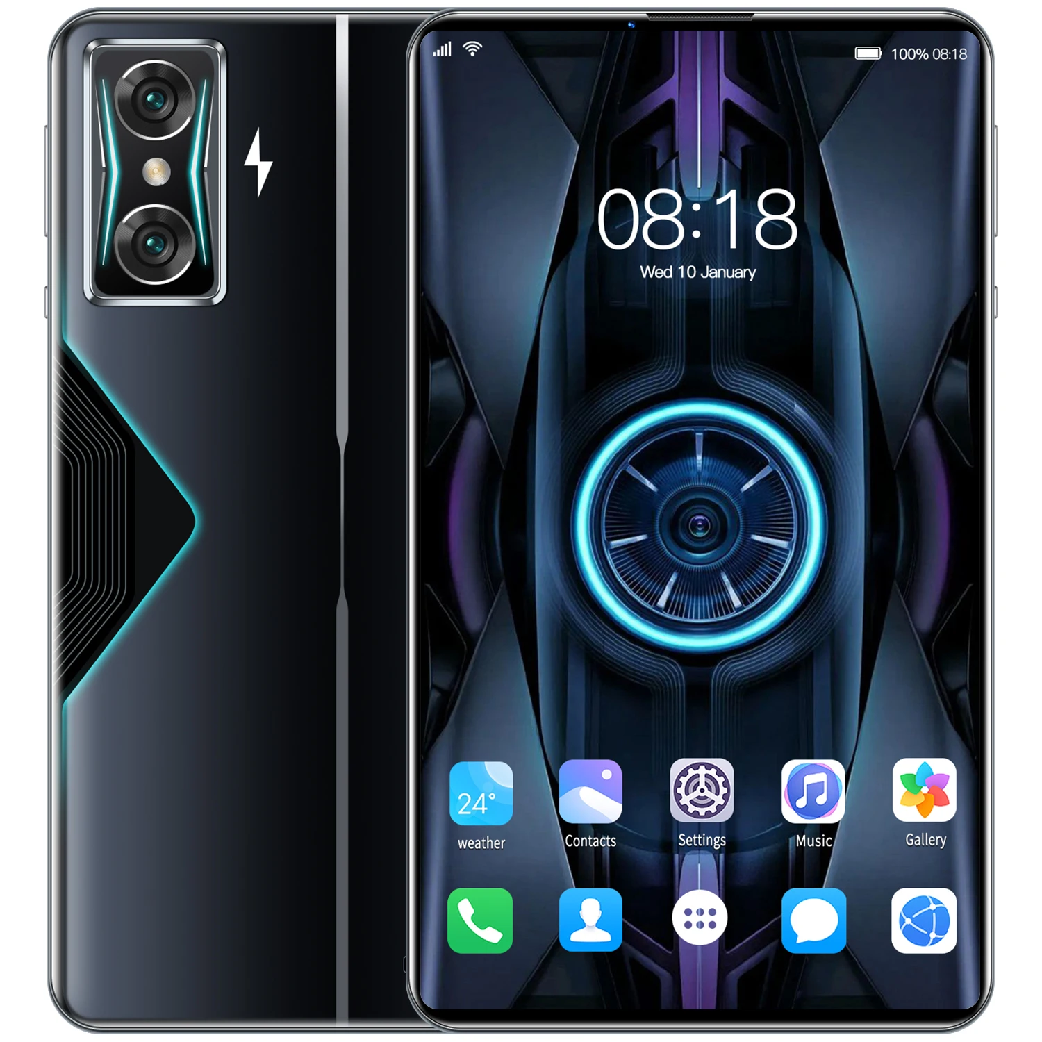 

Мини-ПК с Wi-Fi, 10-ядерным процессором Qualcomm 870, аккумулятором 8600 мАч, 12 Гб, 512 ГБ, Android 10, экраном 7,1 дюйма, 4K