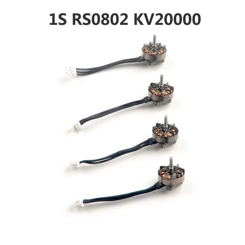 

HappyModel 4PCS RS0802 KV20000 1S Brushless Motor for FPV Freestyle Mobula7 Mobula7 HD 1S Tinywhoop Drones DIY Parts